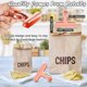thumbnail image 2 of 12 Packs Rose Gold Bag Clips for Food, Chip Clips Bag Clips Food Clips, Premium Food Bag Clips, Heavy Duty Bag Clips for Food Packages, Air Tight Seal Snack Clips for Home Office, 2 of 5