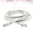 thumbnail image 2 of 15 Meters CAT6 Ethernet Cable RJ45 Network Cable Jumper Internet Connection Cable (White), 2 of 7