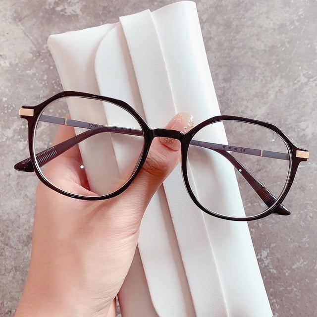 Gafas de bloqueo de luz azul para hombres y mujeres, alivio de la fatiga visual, gafas de moda para ordenador, TV, teléfonos, montura negra