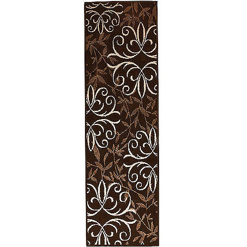 Better Homes & Gardens Iron Fleur Area Rug, Brown, 1'11" x 9'8" - image 4 of 9