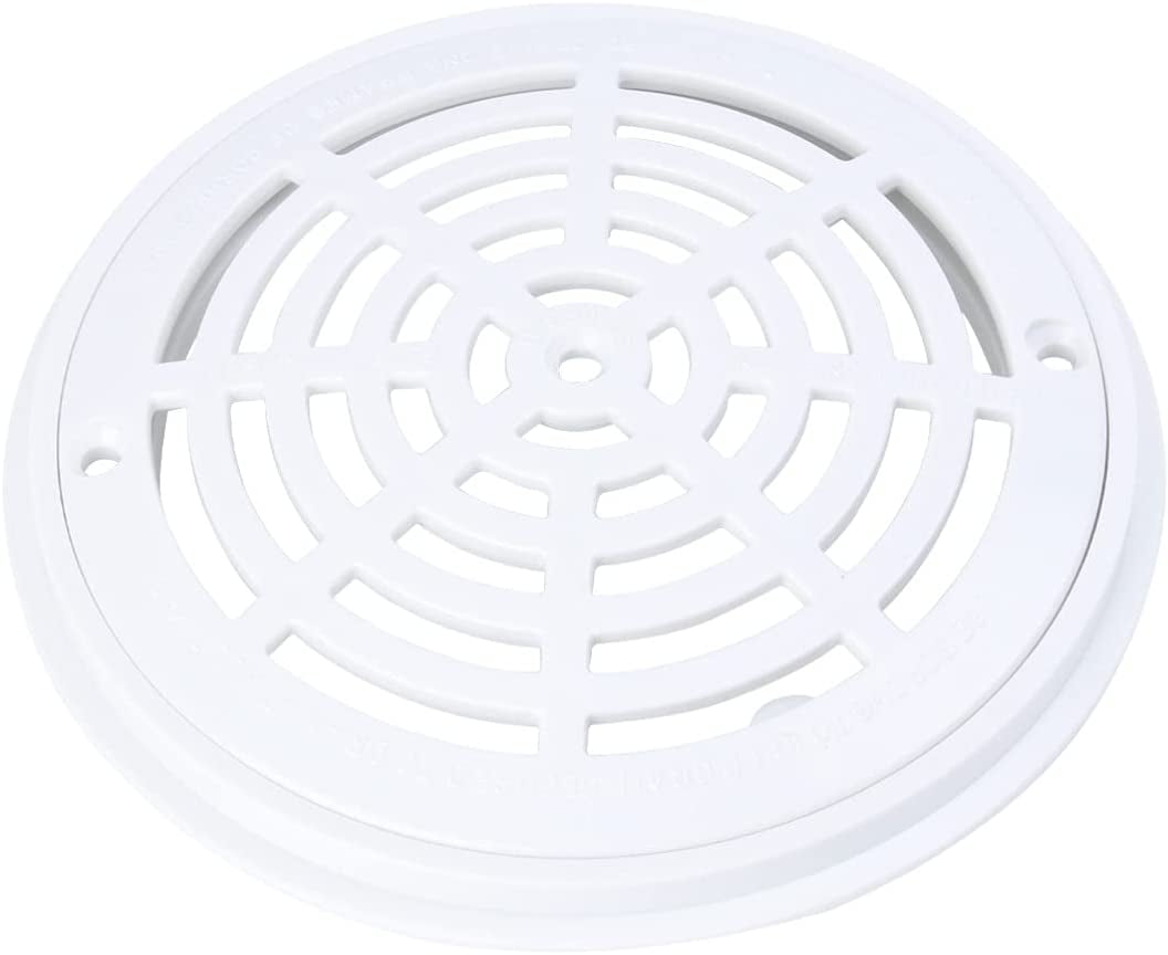 Swimming Pool Main Drain Cover Pool Drain Cover White Replacement