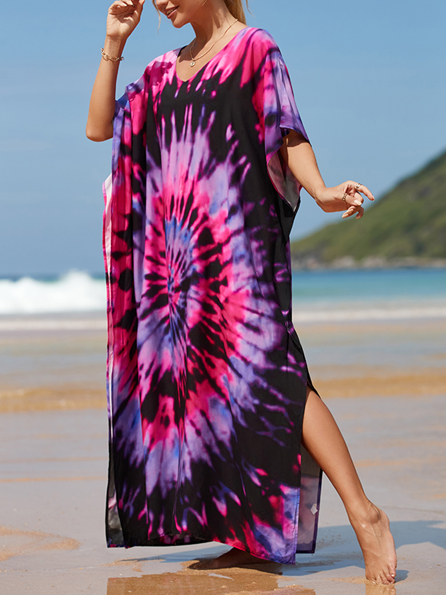tie dye bathing suit cover ups