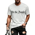 thumbnail image 4 of Men’s We the People Patriotic T-Shirt, Classic American Heritage Short Sleeve Graphic Tee, 4 of 4