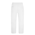 thumbnail image 5 of vdgthytj Mens Athletic Pants Drawstring Elastic Waist Side Striped Texture Running Outdoor Sport Tapered Trousers with Pockets(X-Large,White), 5 of 7