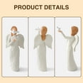 thumbnail image 5 of thovorrnl Guardian Angel Figurines with Dove, Resin Angel Statue Sympathy Gifts for Loss of Loved One, Easter Holiday Tabletop Home Decoration, 5 of 8
