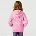 thumbnail image 6 of KyCheLot Girls Casual Hoodies Cute Bow Print Trendy Long Sleeve with Front Pocket Warm Loose Sweatshirts 2-14 Years, 6 of 6