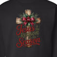 thumbnail image 3 of Inktastic Jesus is the Reason for the Season Christian Cross Adult Sweatshirt, 3 of 4
