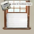 thumbnail image 1 of Vacemry 2Pcs Indoor Conditioner Cover, Air Conditioner Protection Cover for Winter Insulation, Cold Draft Blocker, Window-Mounted AC Unit Cover, Indoor Cooler Windshield, Home Office Window AC, 1 of 9