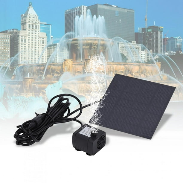 Bomba de agua solar, bomba de agua sumergible para acuario en miniatura sin escobillas de 1,4 W, solución innovadora para bomba de agua sumergible para acuario
