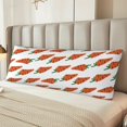 thumbnail image 4 of KLL Ultra Soft Microfiber Body Pillow Cover/Pillowcases 20"x54" with Hidden Zipper Closure-Carrot, 4 of 5