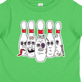 thumbnail image 4 of Inktastic Beat Up Bowling Pins Boys or Girls Toddler T-Shirt, 4 of 5