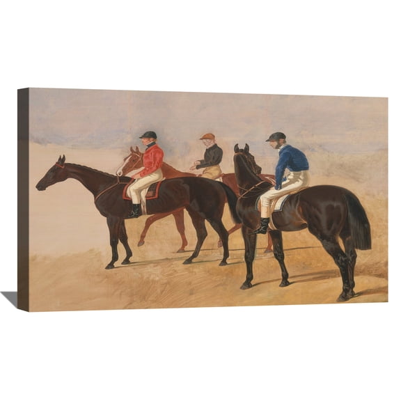 John Frederick Herring Jr. Painting runners Sporting and Equestrian Canvas Art Framed Horse Wall Art
