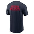 thumbnail image 3 of Men's Nike Navy Arizona Wildcats 2-Hit Stacked T-Shirt, 3 of 3