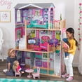 KidKraft 18inch Wooden Dollhouse Manor, over 5' Tall with 12 Pieces