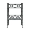 thumbnail image 2 of Foster Powder Gray 2 Tier Bar Cart, 2 of 3