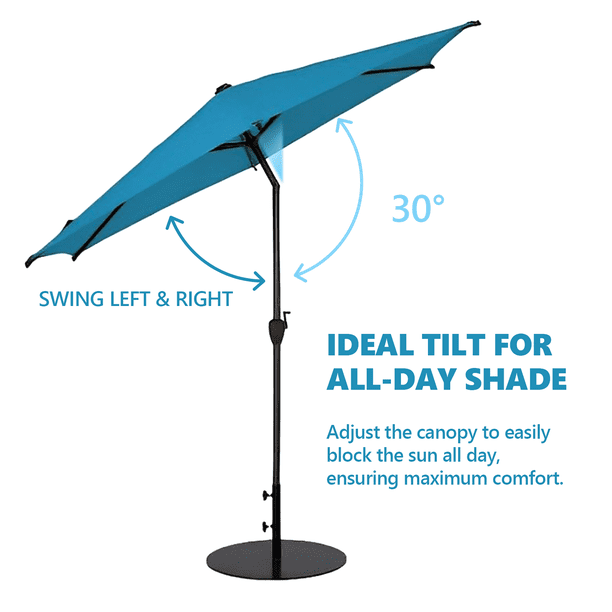 abba rectangular patio umbrella Lyon Classic shaded oasis for family and friends to enjoy on any occasion It's tough to find outdoor