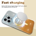 thumbnail image 3 of Magnetic for iPhone 13 Pro Max Phone Case for Women/Men，MagSafe Gradation Color Glitter Hard Case, Military Grade Drop Protection Shockproof Protective Case 6.7inch- Silver Gradation Gold, 3 of 13