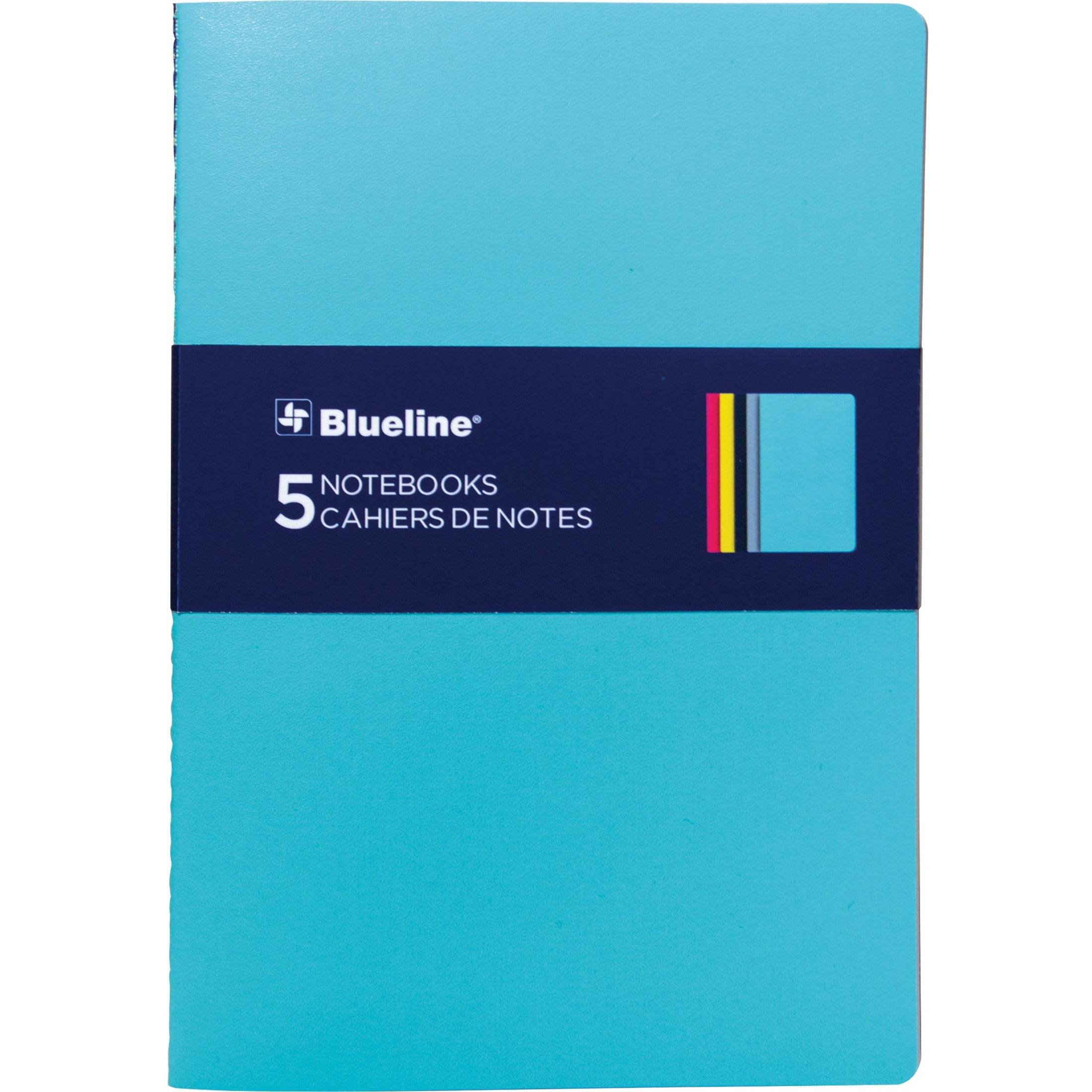 Rediform, REDA85, Blueline 5 Notebooks Pack, 5 / Pack