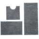 thumbnail image 1 of Alfombrilla de baño de tres piezas, absorbente, de pelo largo, juego de alfombrillas de baño, 1 of 6