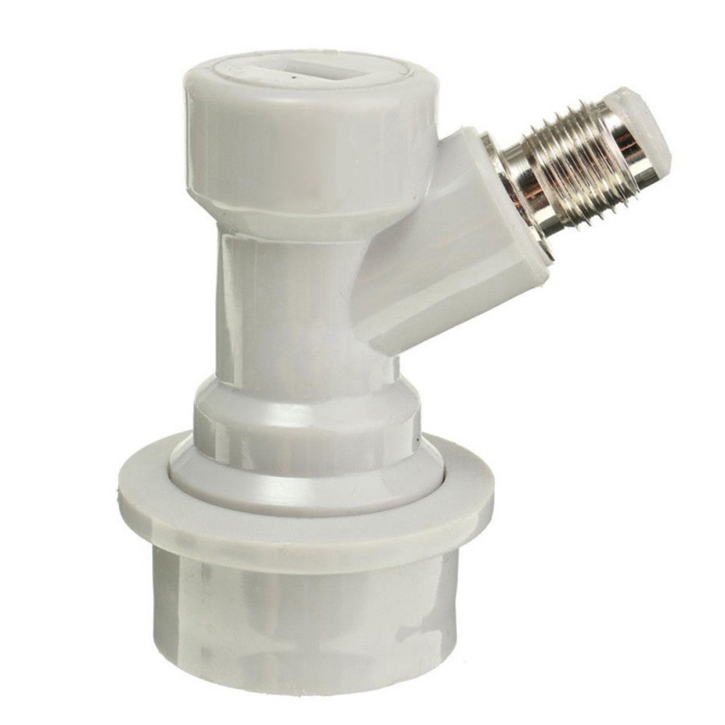 Threaded Ball Lock Keg Fittings Plastic Connector with Adapter Clamp