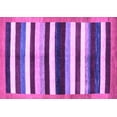 thumbnail image 1 of Ahgly Company Indoor Rectangle Abstract Purple Modern Area Rugs, 7' x 9', 1 of 4