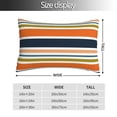 thumbnail image 4 of Kll Colorful Pastel Stripes Pillow Covers Envelope Closure,Super Soft And Cozy Fuzzy Fleece Pillow Case Cover 16"X24", 4 of 9