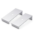 thumbnail image 1 of 2pcs Splicing Type Guitar Effect Pedal Board Pedalboard Aluminum Alloy Durable with Connecting Screws Nuts, 1 of 8