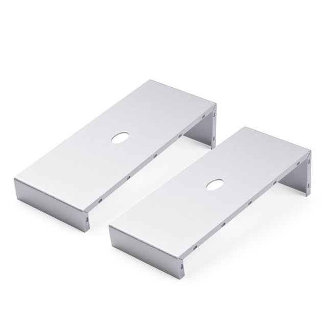 2pcs Splicing Type Guitar Effect Pedal Board Pedalboard Aluminum Alloy Durable with Connecting Screws Nuts