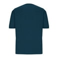 thumbnail image 4 of yillto Mens Short Sleeve Shirts Cotton Soft Crewneck Solid Color Tshirts Summer Basic Tee Tops, 4 of 5