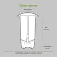 thumbnail image 2 of Combo Cafetera Avera Urna acero inoxidable indicador nivel agua 50 tazas, 2 of 8