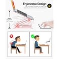 thumbnail image 5 of Urmust Ergonomic Adjustable Laptop Stand, Aluminum, Up to 15.6", Black, 5 of 6