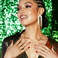 thumbnail image 2 of KISS imPRESS  Press on Nails, Adore You, Red, Short Squoval, 30 Count, 2 of 8