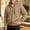 Khaki, variant on ZUBMGKTE Hoodies for Men Zip Up Hoodie Drawstring Casual Long Sleeve Pocket Hooded Sweatshirts
