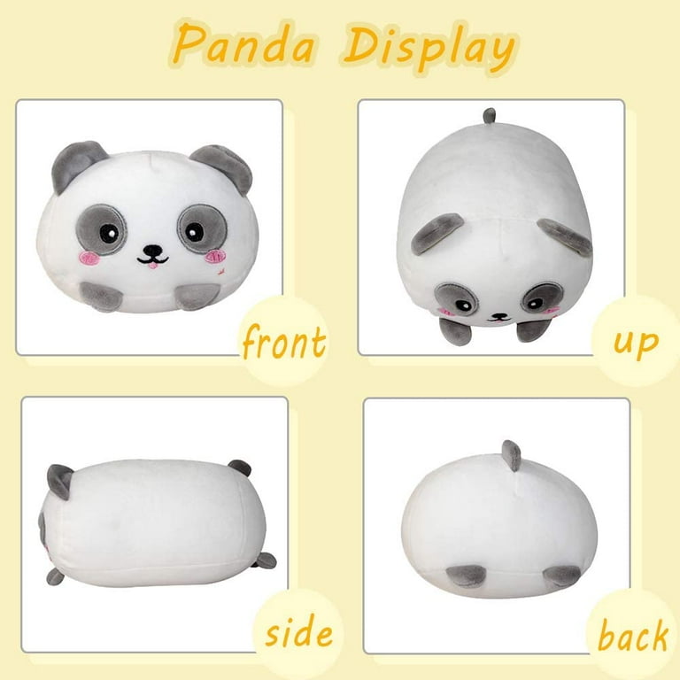 Kiddopark 8 inch Cute Panda Plush Stuffed Squishy Animal