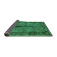 thumbnail image 2 of Ahgly Company Indoor Round Oriental Green Industrial Area Rugs, 6' Round, 2 of 4