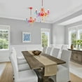 thumbnail image 2 of LaLuLa Modern Multi-Color Chandeliers 5-Light Acrylic Crystal Chandelier, 2 of 5