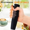 thumbnail image 4 of YUSWKO Espumador de Leche de Mano con 3 Cabezales Batidor eléctrico Mezclador de Espuma para Bebidas con USB Recargable Mini Espumador de 3 velocidades para café Latte Capuchino Huevo de Chocolate Cal, 4 of 5