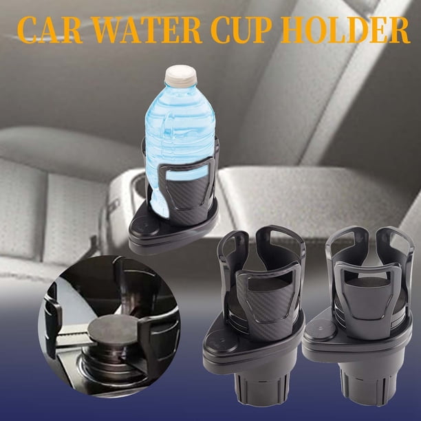Portavasos multifuncional para coche - diseño telescópico giratorio de 360°, material ABS, ajustable para copas de 3,0"-5,9" (pack de 2)