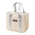 thumbnail image 2 of Frogued Lunch Bag Waterproof Large Capacity Oxford Cloth Insulated Thermal Lunch Box for Work (Beige), 2 of 13