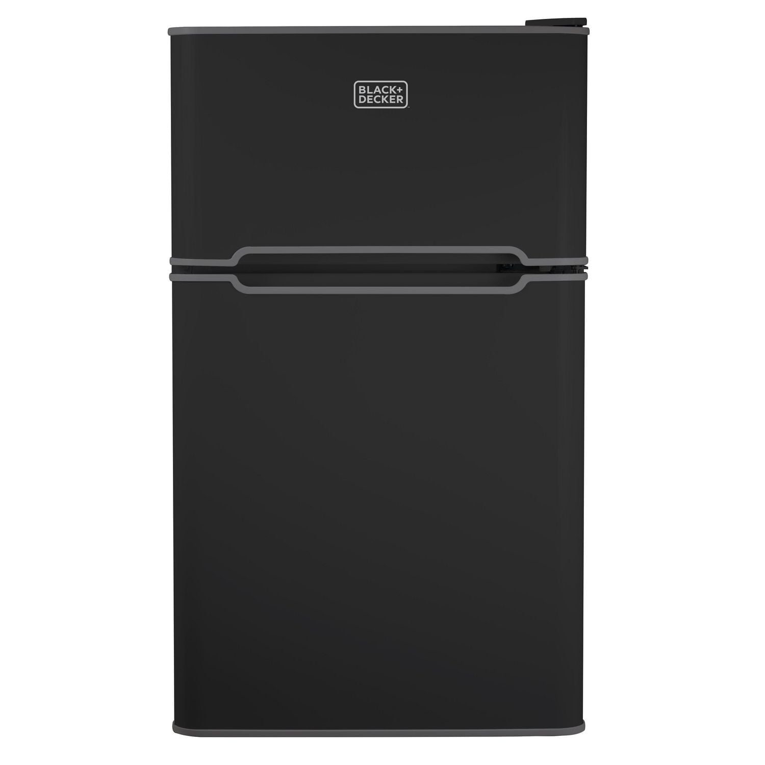 BLACK + DECKER Mini Fridge with Separate Freezer – Small, Drinks and Food in Dorm, Office, Apartment, or RV Camper Compact Refrigerator, 3.1. cu.ft