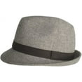 thumbnail image 2 of Brims "Windsor" Classic 100% Wool Fedora (Beige, X-Large), 2 of 3