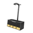 thumbnail image 4 of Soporte para auriculares con base de almacenamiento, organizador de escritorio para colgar auriculares, soporte para el hogar, relojes, oficina y jueg, 4 of 9