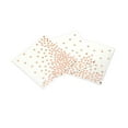thumbnail image 4 of Koyal Wholesale Rose Gold Foil Polka Dot Lunch Napkins 6.5-Inch, 50-Pack, Shiny Metallic Party Supplies, 4 of 6