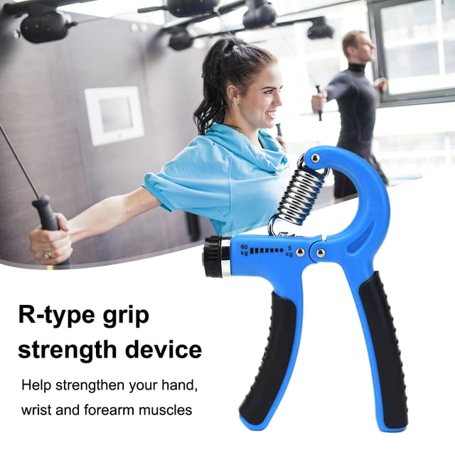 Empuñadura Resistencia Ajustable Del Agarre Del Antebrazo Para Entusiastas Del Fitness (Caja De Color Azul)