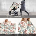 thumbnail image 5 of Balery Lilies Flowers Printed Nursing Cover Breastfeeding Scarf - Baby Car Seat Covers, Infant Stroller Cover, Carseat Canopy for Girls and Boys, 5 of 9