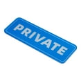 thumbnail image 1 of Unique Bargains 9'x3' Private Sign Acrylic Self Adhesive Door Sticker Wall Mounting Sign Blue, 1 of 5