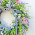 thumbnail image 7 of Clearance of savings! Spring Wreath Wildflower Simulation Spring And Summer Wreath Home And Courtyard Decoration Outdoor Indoor Garden Home Decoration, 7 of 7