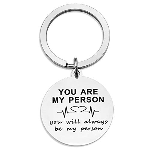 Always Together Never Apart Ready To Ship Laser Engraved stainless steel puzzle key chain set Gift for Anniversary Husband Wife