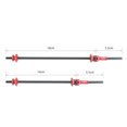 thumbnail image 4 of Brocheta De Liberación Rápida Para Bicicletas TOOPRE 1 par de pinchos para cubo de rueda de bicicleta, kit de eje delantero y trasero (rojo) Likrtyny Accesorios para bicicletas, 4 of 7