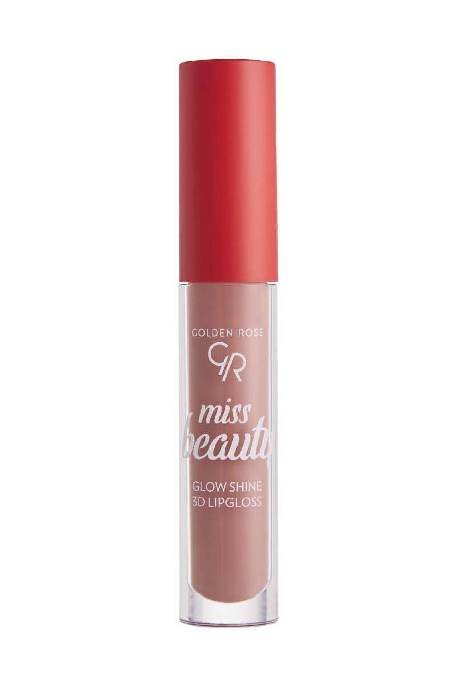 Golden Rose Miss Beauty Glow Shine 3D Lipgloss - 01 Nude Chic